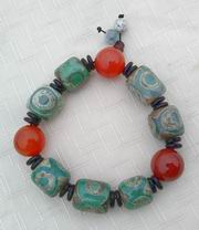 Tibet Dzi protection jewelry